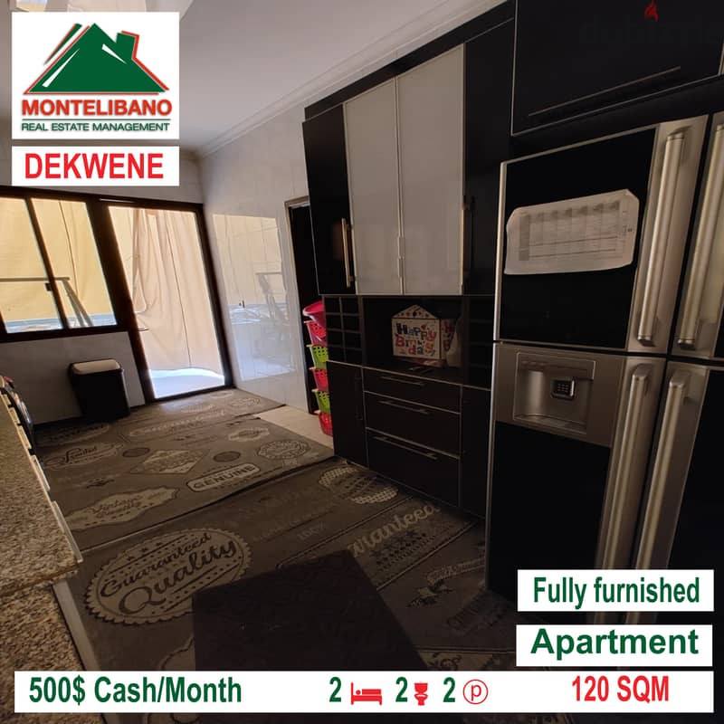 Fully furnished apartment for rent in DEKWANEH !!! 2