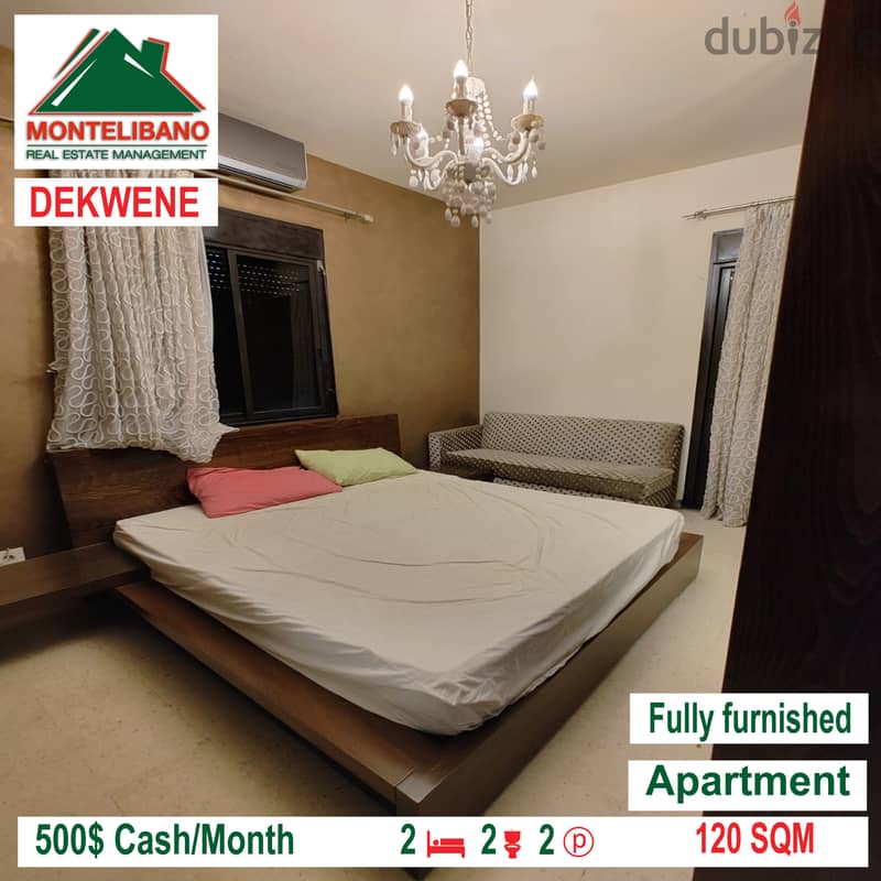 Fully furnished apartment for rent in DEKWANEH !!! 4