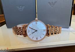 Genuine Gold Plated EA Jewelery watch for women