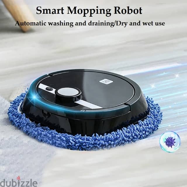 Smart Mopper Robot for Wet and Dry Floors, Rechargeable 1