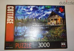 Puzzle Moonlit Lake House 3000pcs 120*85cm new sealed