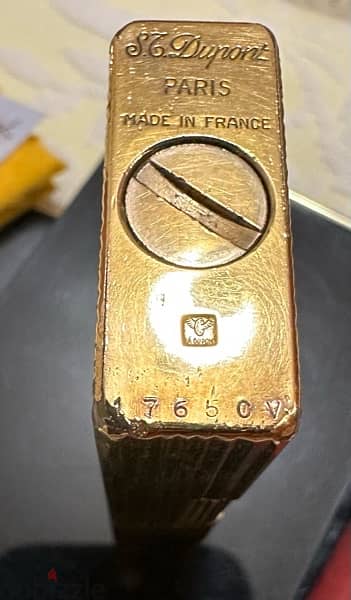 St. Dupont Gold Plated Lighter 5