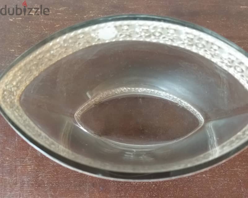 Vintage Silver/Glass Vase 2