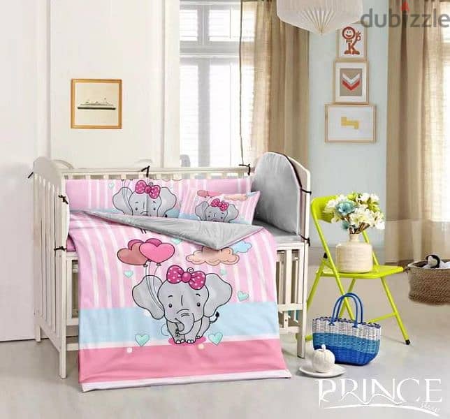 Prince Bed set cover 7 pieces (Grey) 0