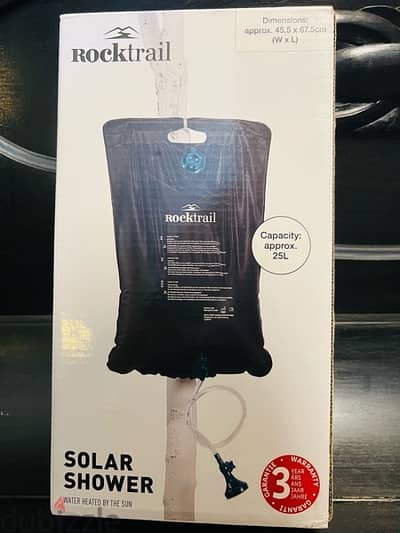 camping solar shower