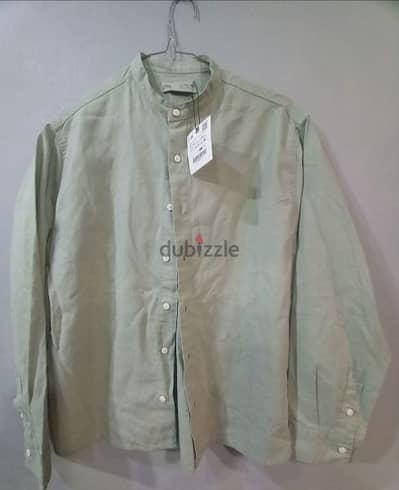 Zara light green shirt for sale