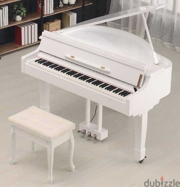 Piano Digital Grand White colour Hamer keys 256 voices 3