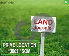 $1300/sqm Rare Land in Yarzeh Baabda/اليرزة  REF#KH97840