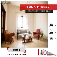 Furnished apartment for rent in zouk mikael 180 SQM REF#MA5065