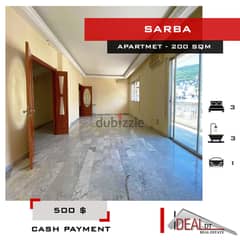 Apartment for rent in sarba 200 SQM REF#MA5066