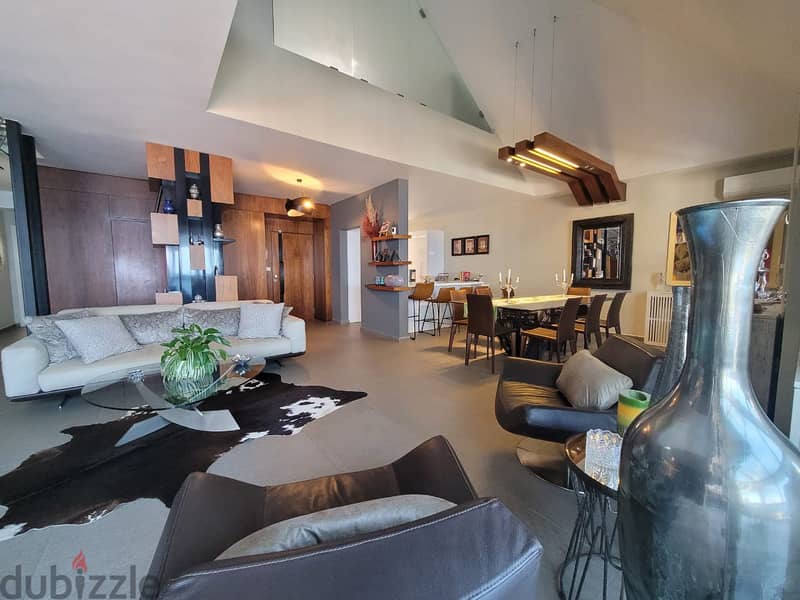 Decorated Lux 300 m2 duplex apartment+ sea view for sale in Sahel Alma 4
