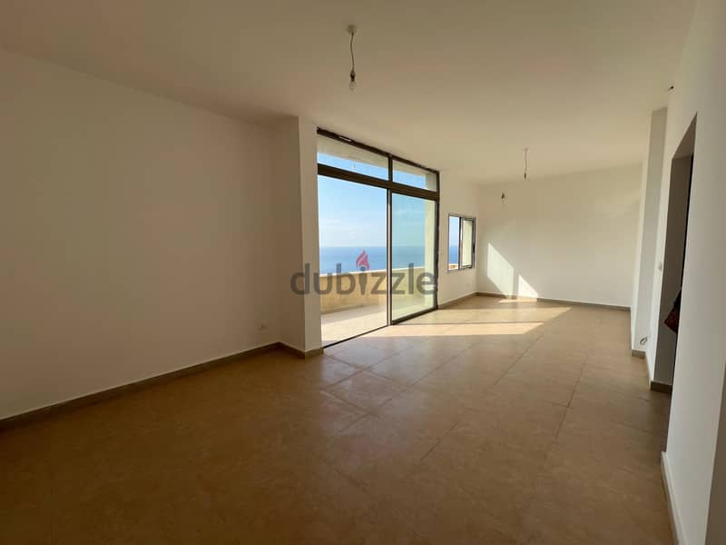 (C. S)130m2 apartment+terrace+mountain/sea view for sale in Kfaryassein 3