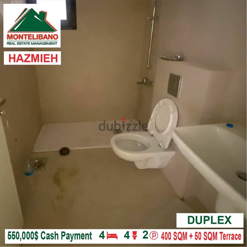550,000$ Cash Payment!! Duplex for sale in Hazmieh!! 3