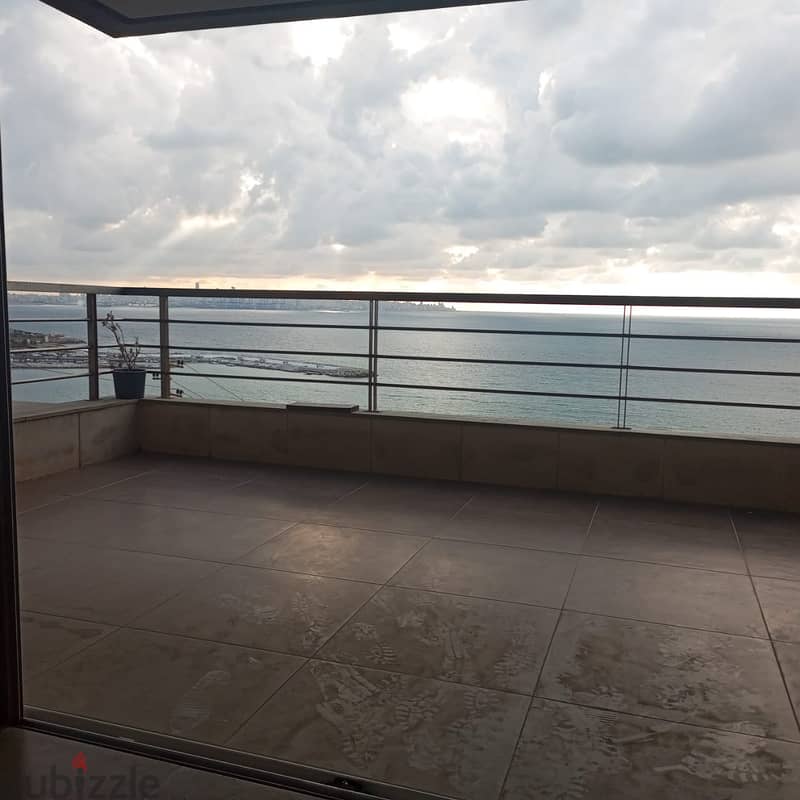 A 250 m2 apartment having an open sea view for sale in Dbaye 2