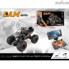 Remote control jeep with camera racing kids toy gift 0