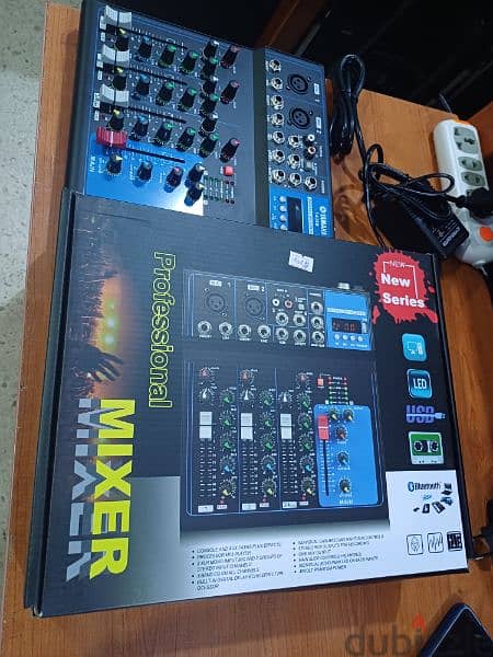 mixer 4ch with usb bluetooth 1