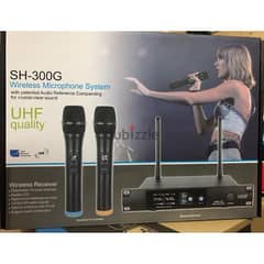 shure 2 mic wireless new in box