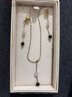 Brazilian  gold set - necklace & earrings