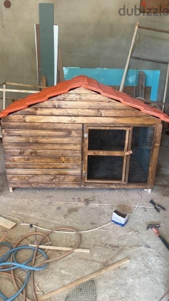 Wooden Dog Houses بيوت كلاب 13