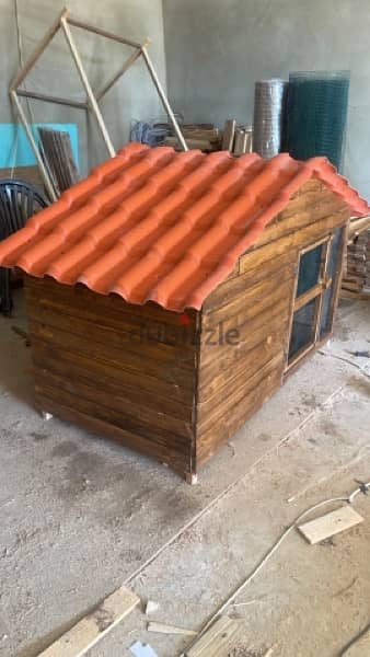 Wooden Dog Houses بيوت كلاب 14