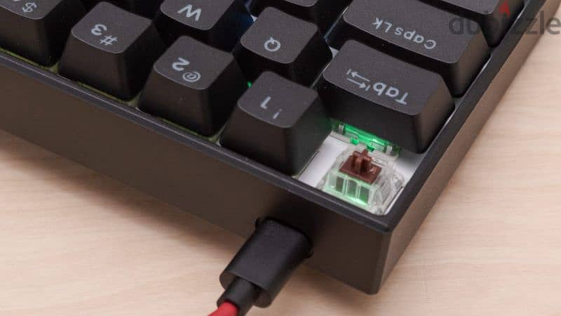  ANNE PRO 2, 60% Wired/Wireless Mechanical Keyboard (Gateron  Brown Switch/Black Case) - Full Keys Programmable - True RGB Backlit - Tap  Arrow Keys - Double Shot PBT Keycaps - NKRO - 1900mAh Battery : Electronics