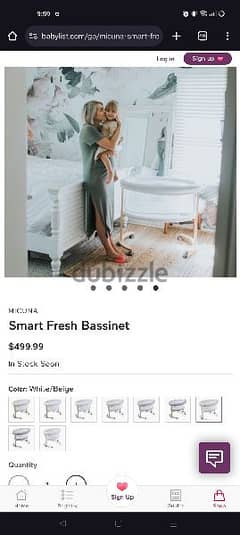 Mecuna Smart fresh bassinet