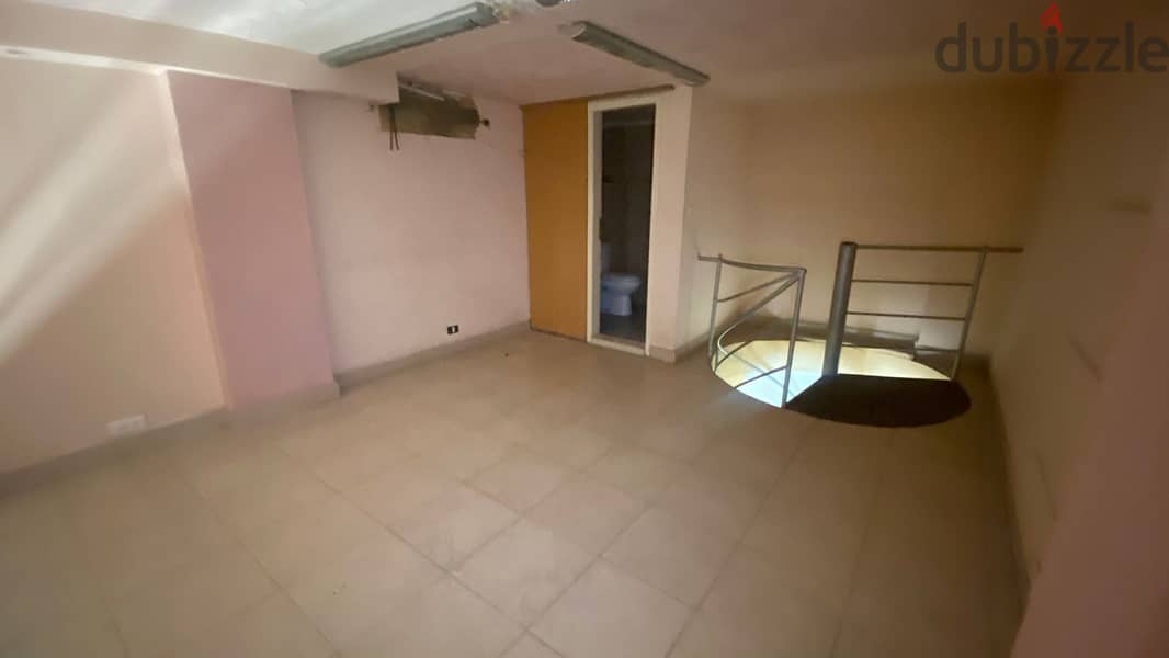 L13802-Shop With Mezanine for Rent In A Good Location In Jal El Dib 3