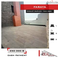 Chalet for sale in faraya 225 SQM REF#NW56293
