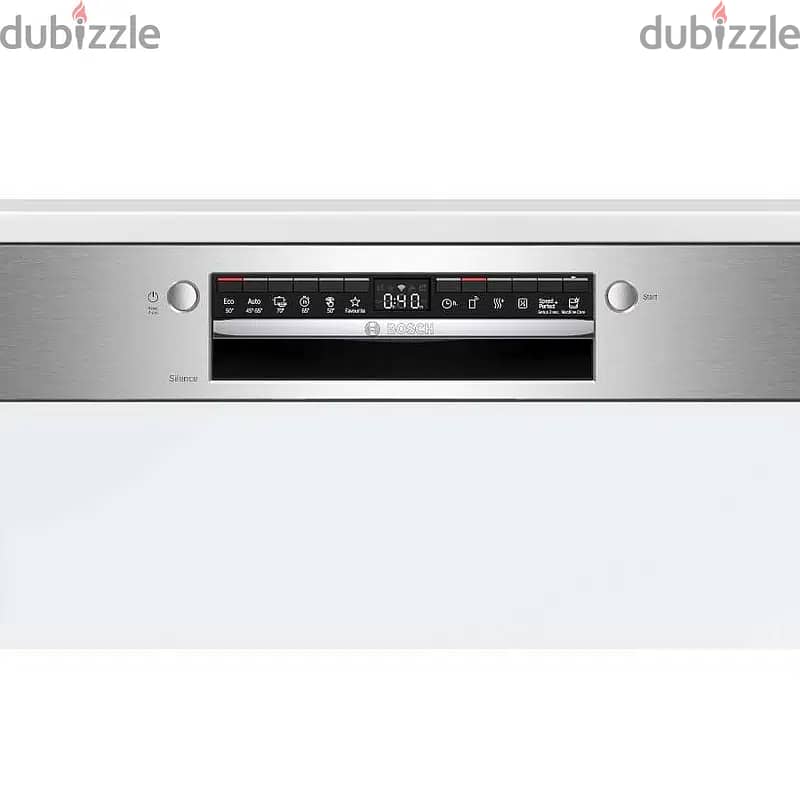 Series 2 Semi-integrated dishwasher 45 cm Stainless steel 1