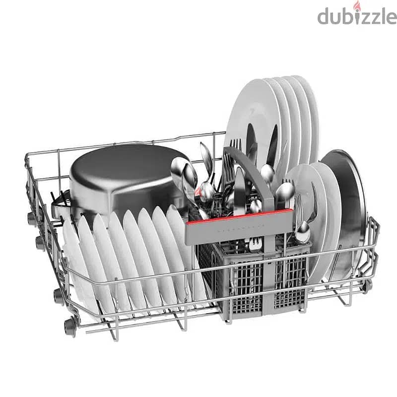 Series 2 Semi-integrated dishwasher 45 cm Stainless steel 3