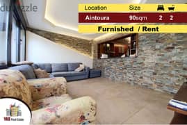 Aintoura 90m2 | 15m2 Terrace | Rent | Mint Condition | Furnished | IV