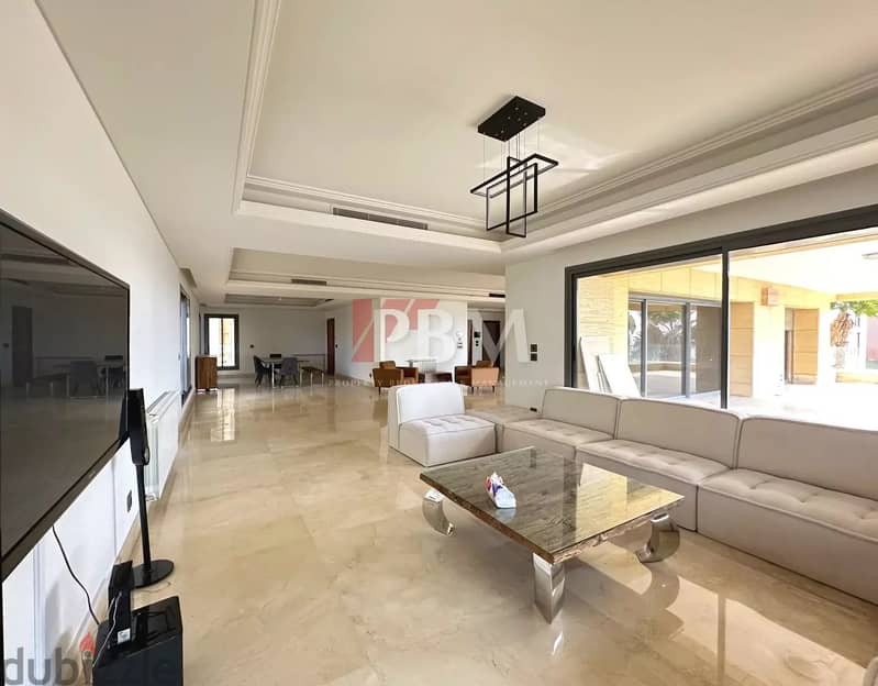Beautiful Furnished Apartment For Rent In Ramleh El Bayda | 565 SQM | 3
