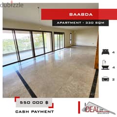 apartment for sale in baabda 330 SQM REF#ALA16032