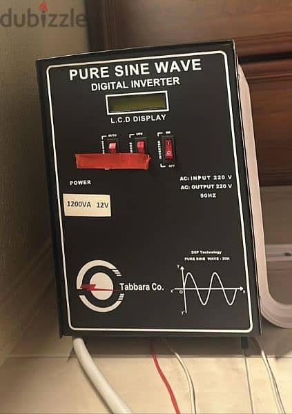 ups 1200va    12 v  used like new sine wave 1