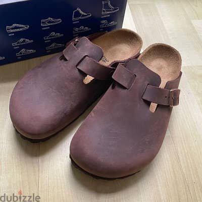 authentic Birkenstock boston brown