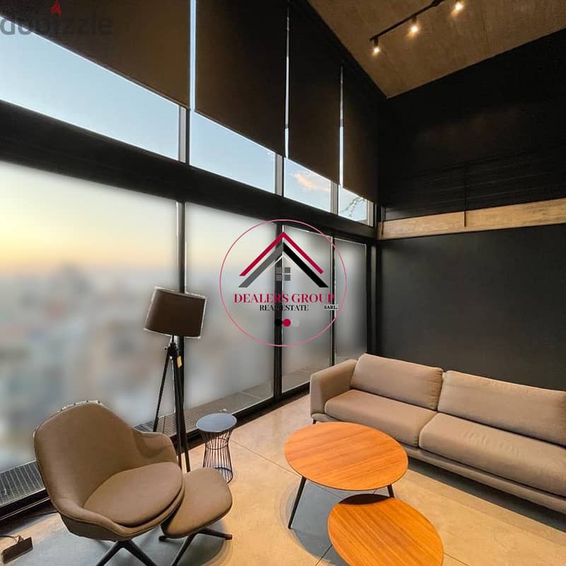 Modern Deluxe Loft with Nice Sea View for sale in Achrafieh 2