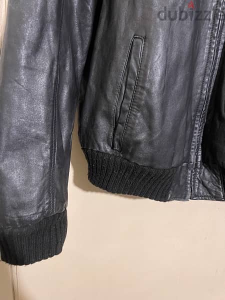 DX black leather jacket size xl 5