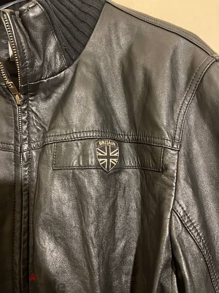 DX black leather jacket size xl 6