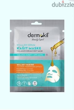 Dermokil Clay & Collagen Serum Sheet Mask 0