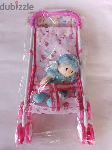 stroller with doll 0