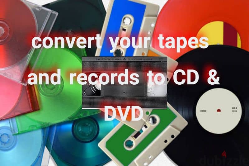 convert your tapes and records to digital CD & dvd 0