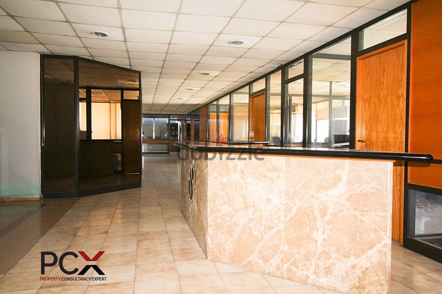 Office for Rent In Hazmieh I with View I Spacious I Partitioned 0