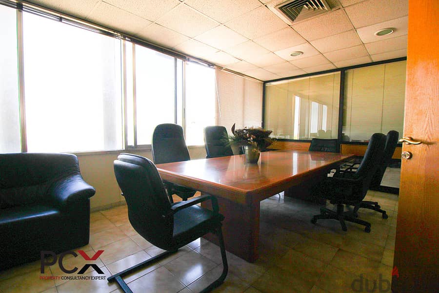 Office for Rent In Hazmieh I with View I Spacious I Partitioned 3
