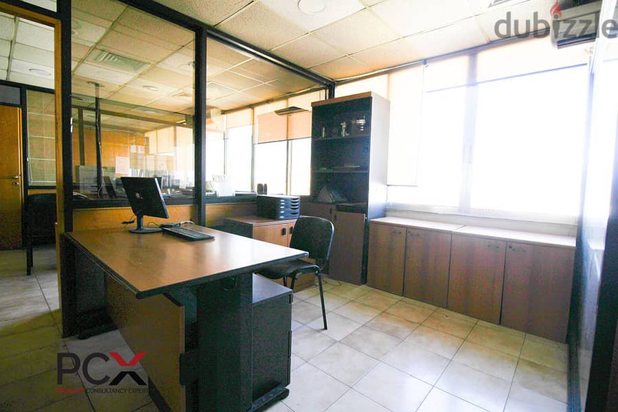 Office for Rent In Hazmieh I with View I Spacious I Partitioned 7