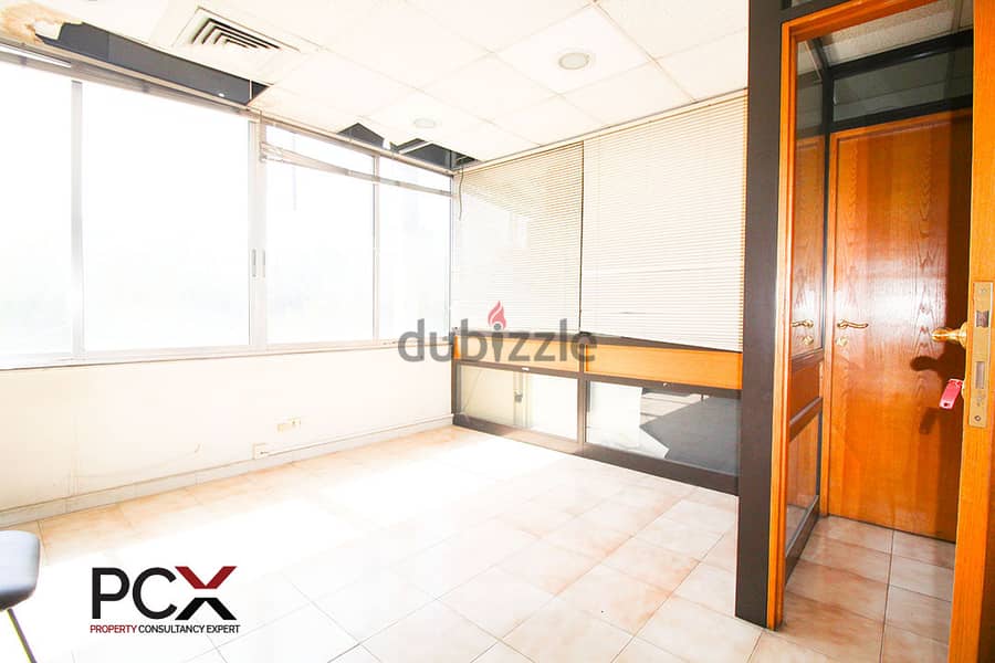Office for Rent In Hazmieh I with View I Spacious I Partitioned 15