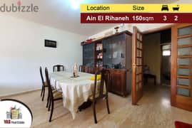 Ain El Rihaneh 150m2 | Well Maintained | Open View | 0