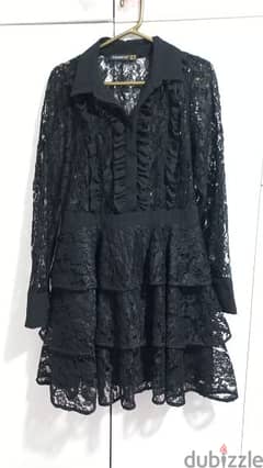 Dress Used one time size 42 black