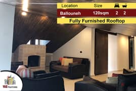 Ballouneh 120m2 | Fully Furnished | Panoramic View | High-End | TO