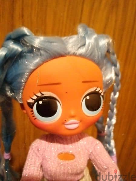 LOL OMG WINTERDISCO wearing Great doll articulated, brided hair+Boots 4