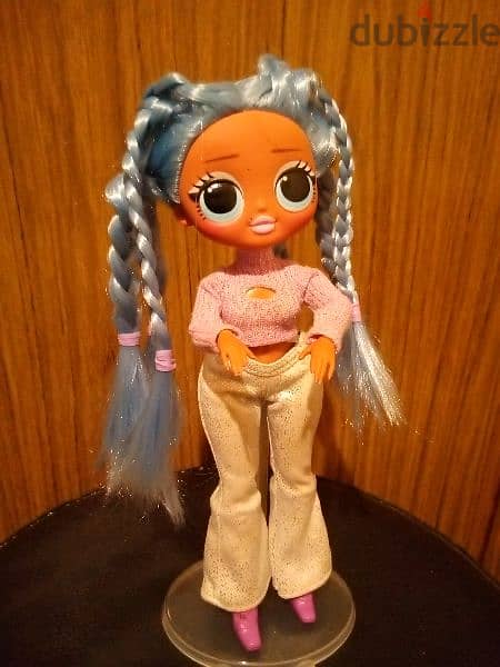 LOL OMG WINTERDISCO wearing Great doll articulated, brided hair+Boots 0